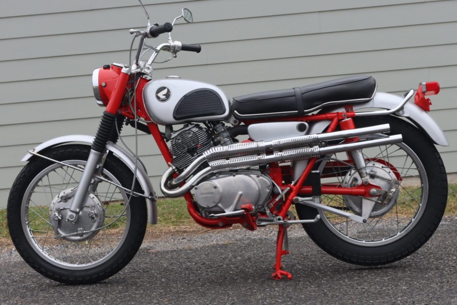1967 Honda Dream, CB77 Super Hawk, & CL77 Scrambler sold at auction for $5,513