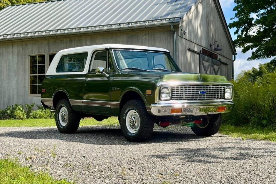 1972 Chevrolet Blazer sold at auction for $84,500