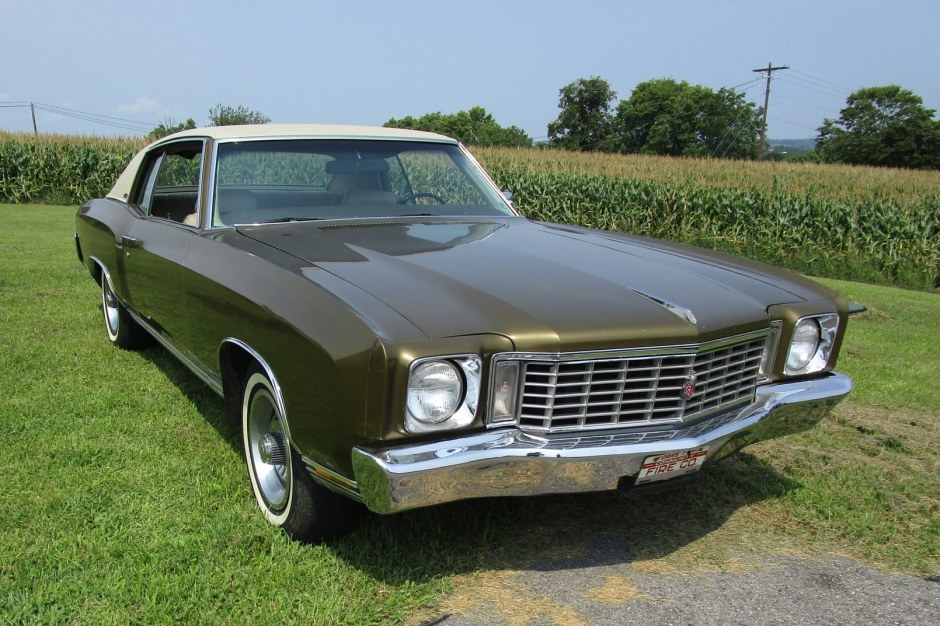 1972 Chevrolet Monte Carlo sold at auction for $17,000