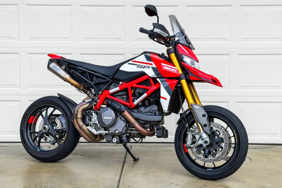 2022 Ducati Hypermotard sold at auction for $13,123