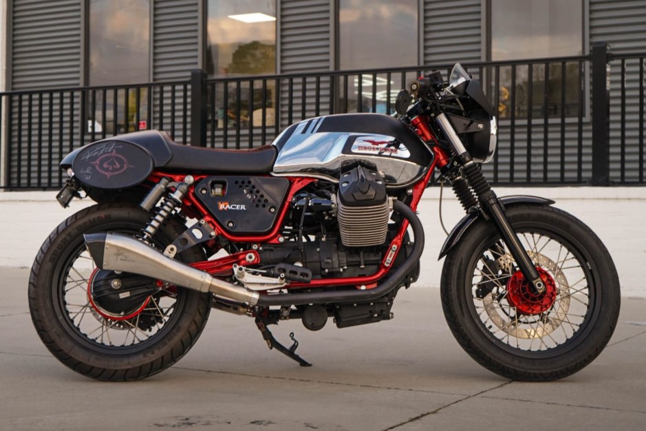 2013 Moto Guzzi V7 sold at auction for $11,050