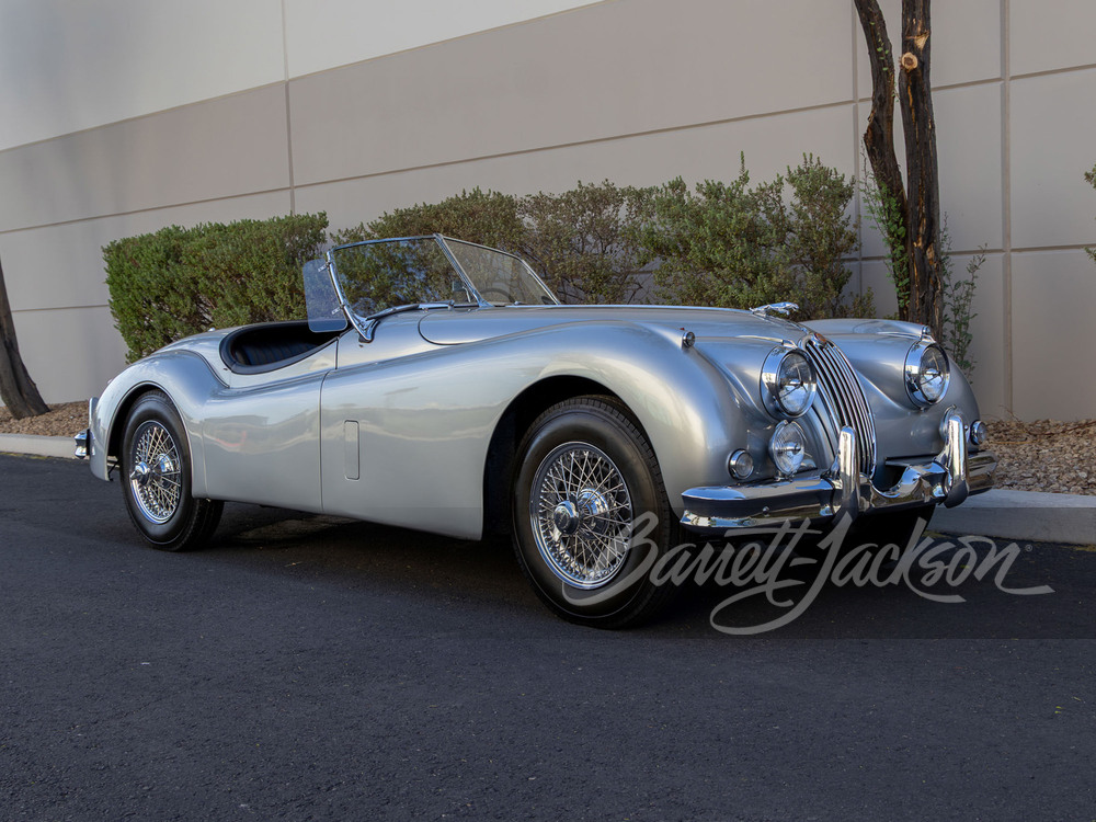 1955 Jaguar XK140 sold at auction for $84,700