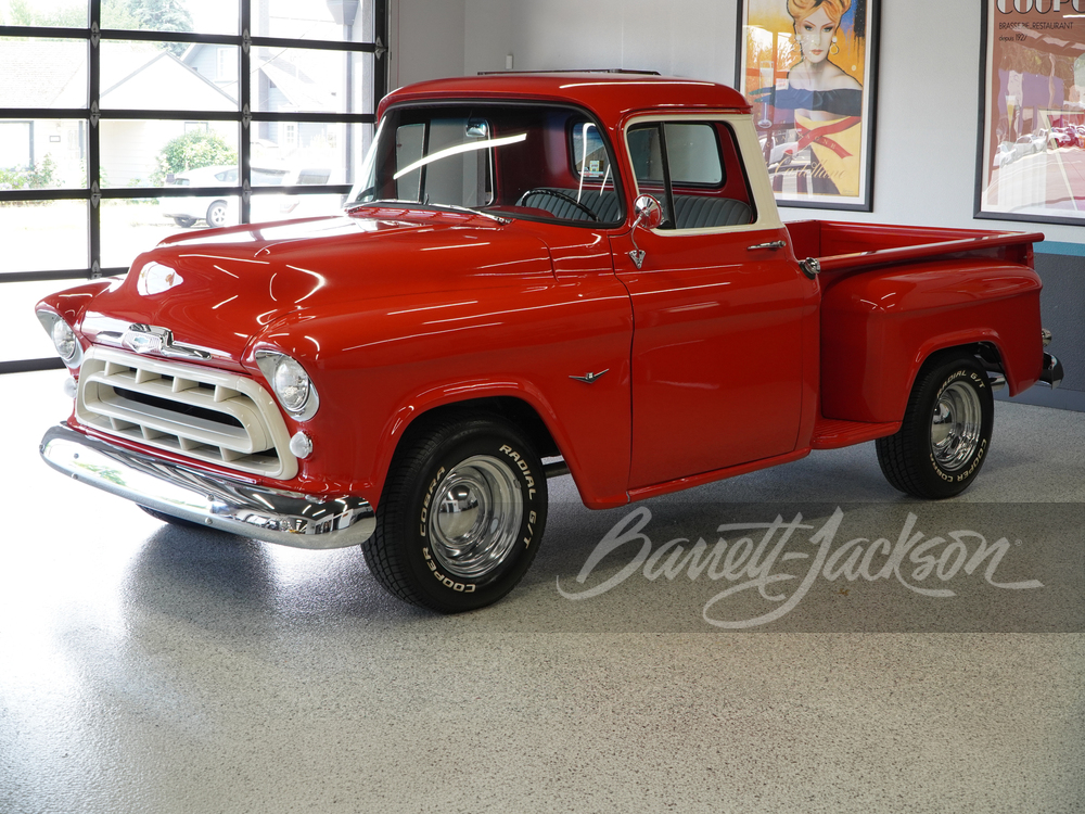 1957 Chevrolet 3100 sold at auction for $41,800
