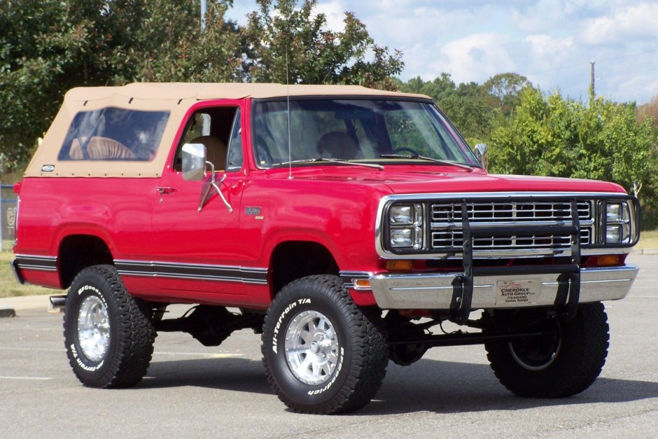 1979 Dodge Ramcharger sold at auction for $50,000
