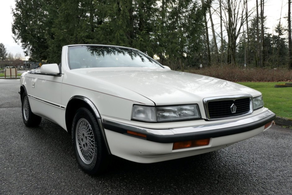 1991 Chrysler TC by Maserati sold at auction for $5,250
