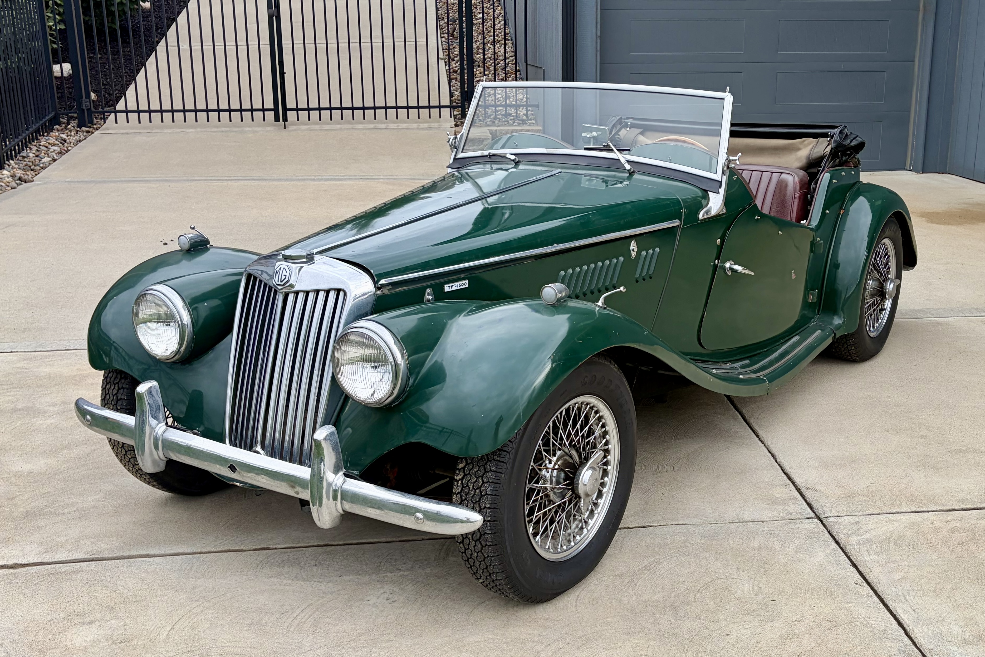 1955 MG TF sold at auction for $15,070