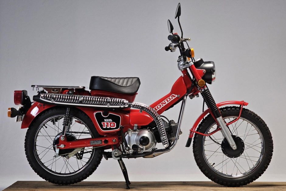 1986 Honda CT110 sold at auction for $7,200