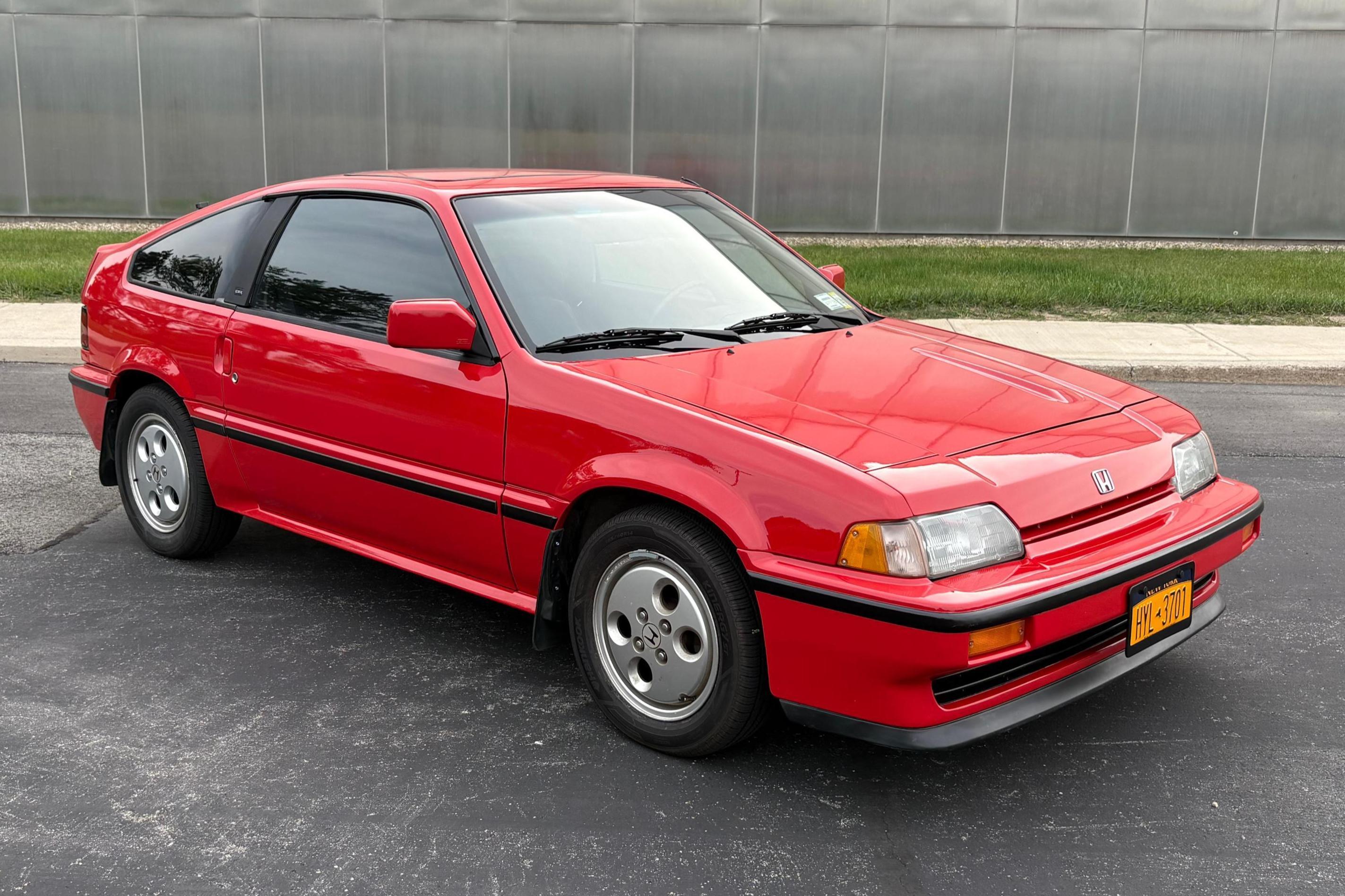1987 Honda CRX sold at auction for $9,500