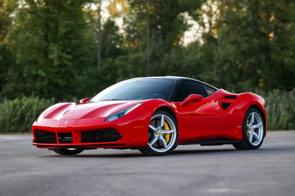 2016 Ferrari 488 sold at auction for $342,000