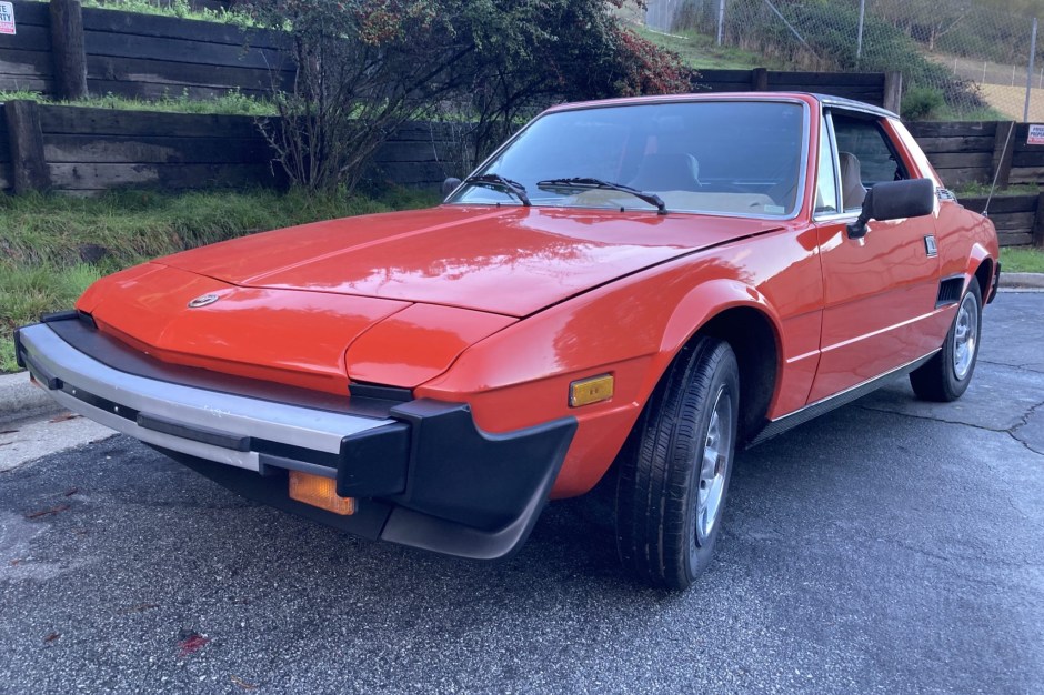 1979 Fiat X1/9 sold at auction for $13,809