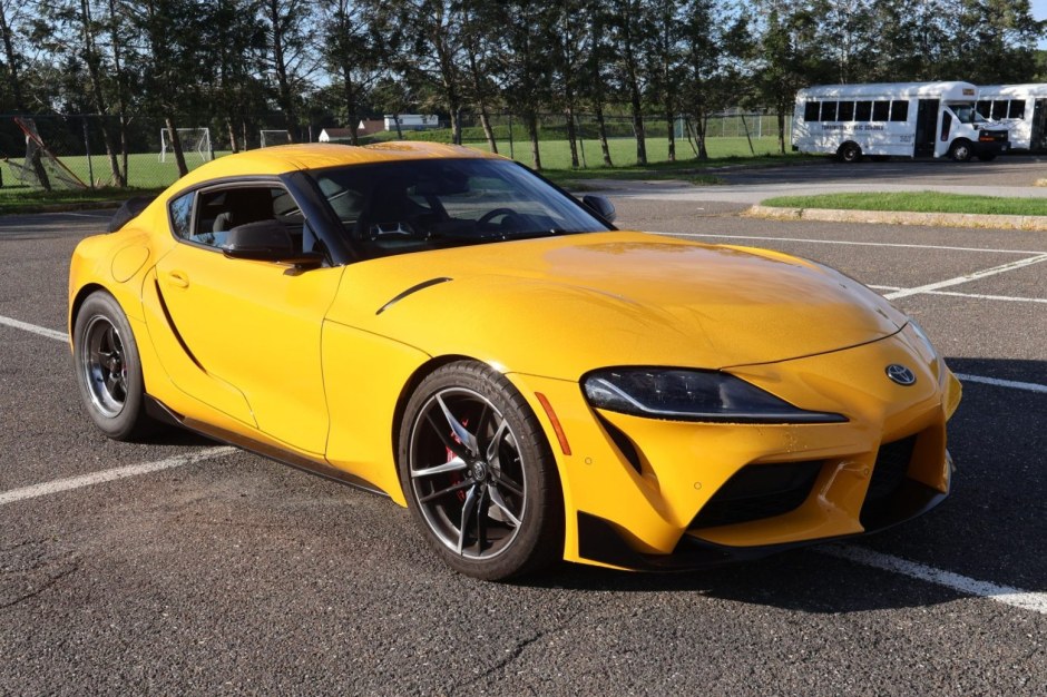 2022 Toyota Supra sold at auction for $48,500