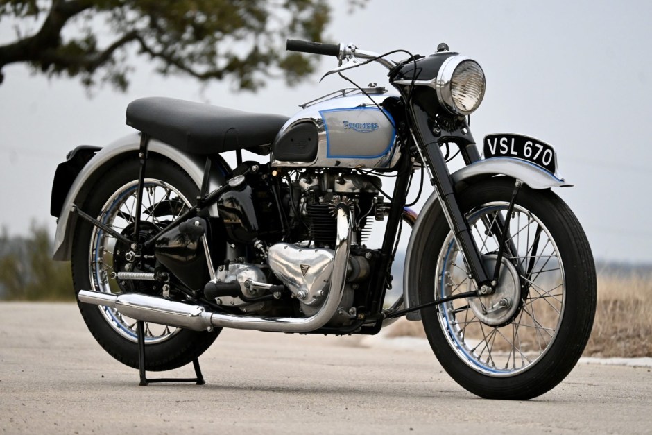 1949 Triumph Tiger sold at auction for $8,200
