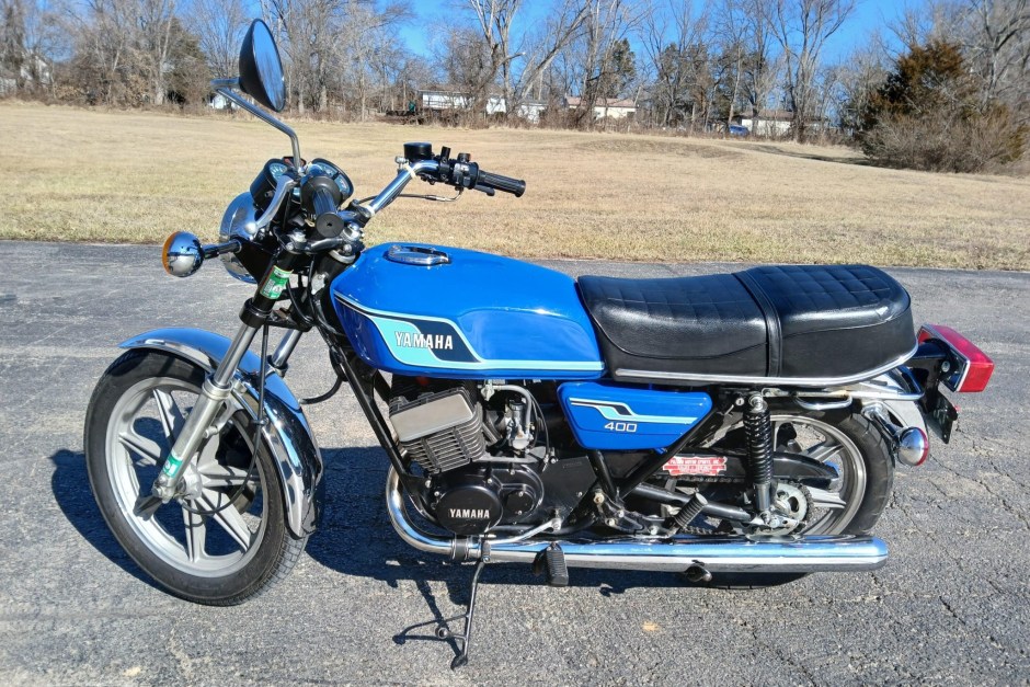 1977 Yamaha RD sold at auction for $5,100
