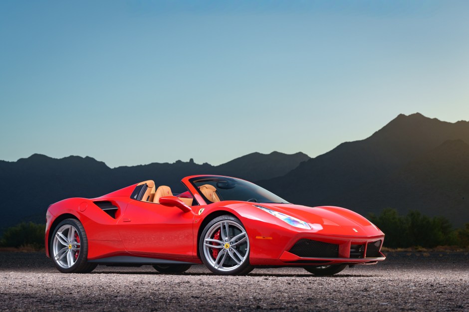 2016 Ferrari 488 sold at auction for $390,000