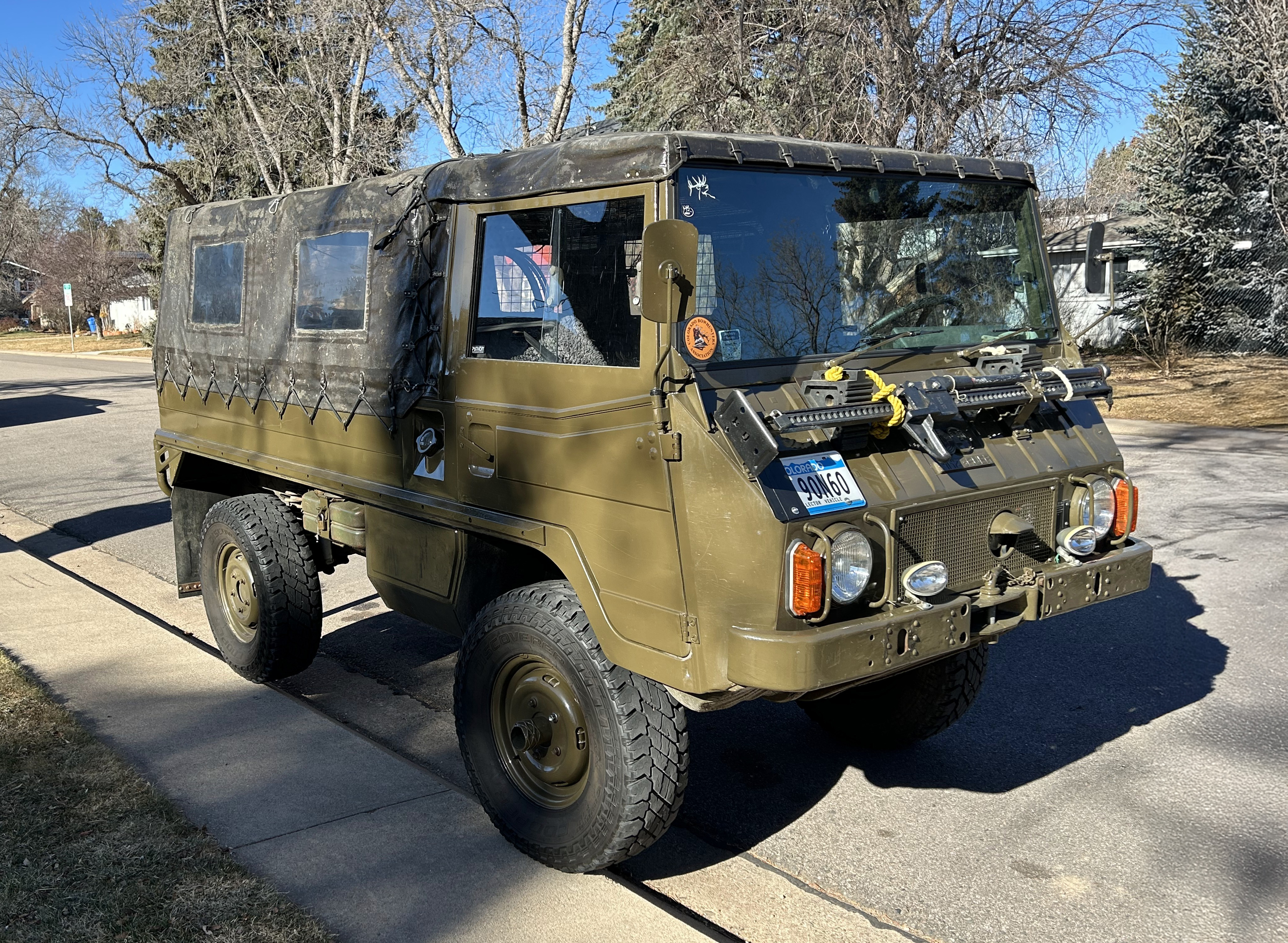 1972 Steyr-Puch Pinzgauer sold at auction for $12,000