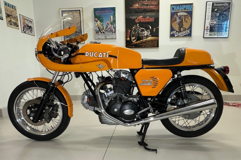 1973 Ducati 750 GT sold at auction for $28,000