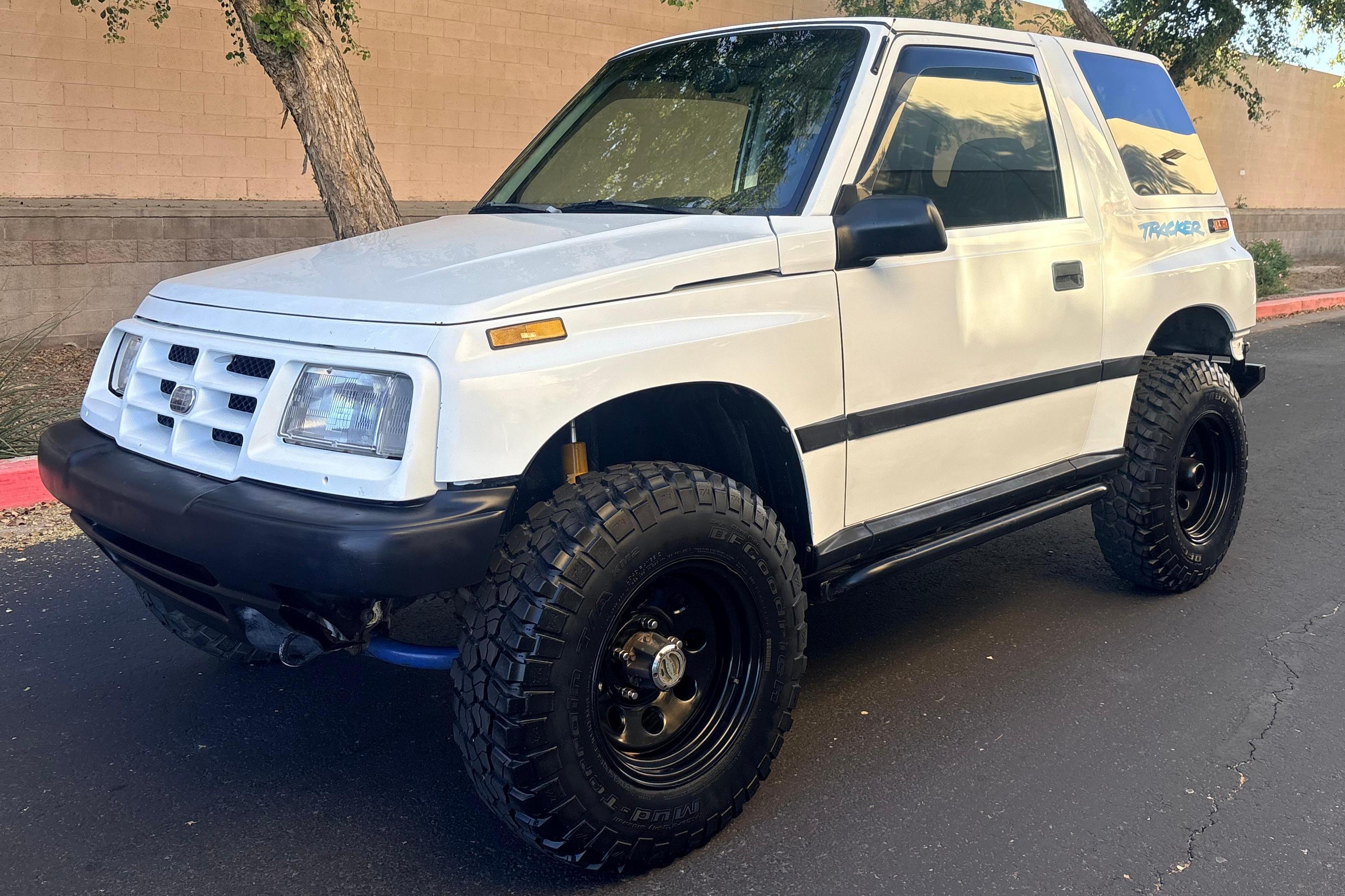 1996 Geo Tracker sold at auction for $7,200
