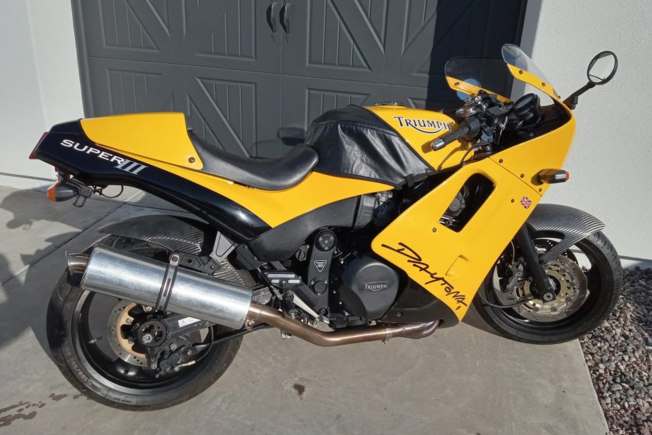 1996 Triumph Daytona sold at auction for $4,300