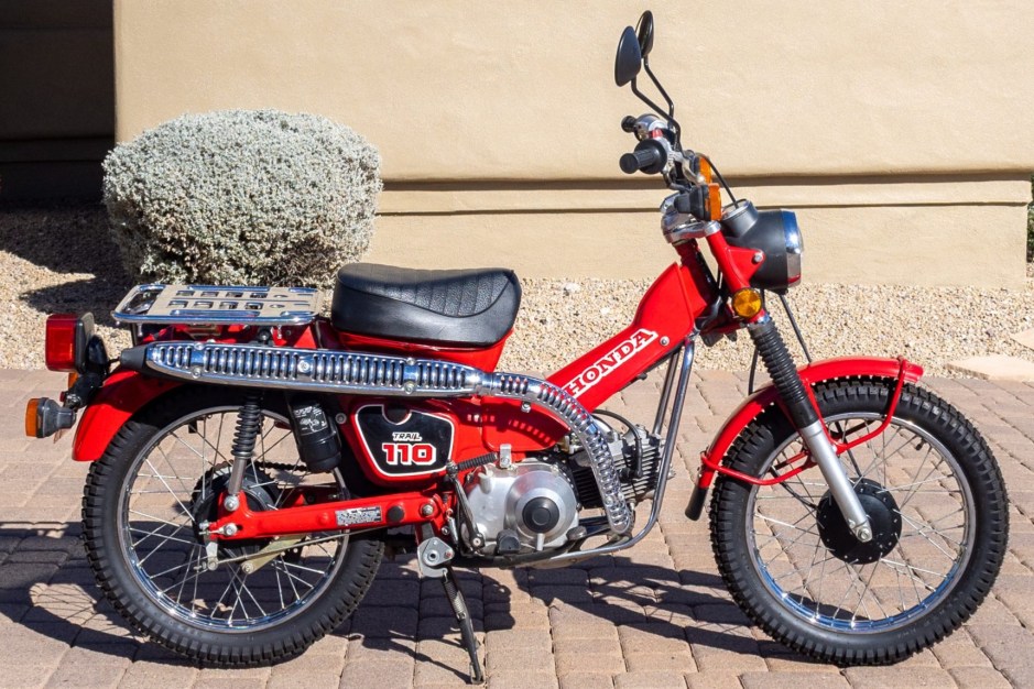 1986 Honda CT110 sold at auction for $4,500