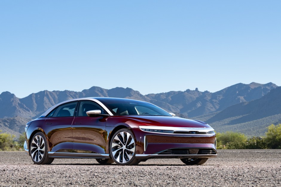 2022 Lucid Air sold at auction for $49,750