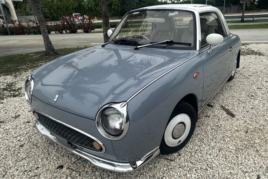 1991 Nissan Figaro sold at auction for $14,059