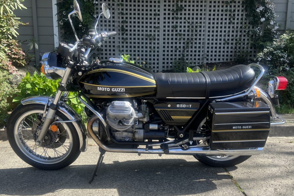 1975 Moto Guzzi V7 sold at auction for $8,200