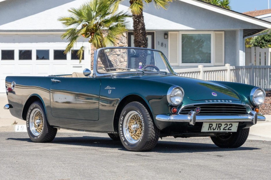 1962 Sunbeam Alpine sold at auction for $12,250