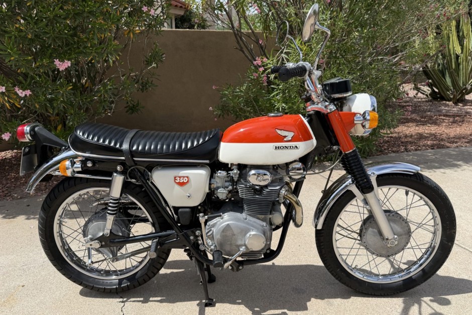1968 Honda CB350 sold at auction for $8,200