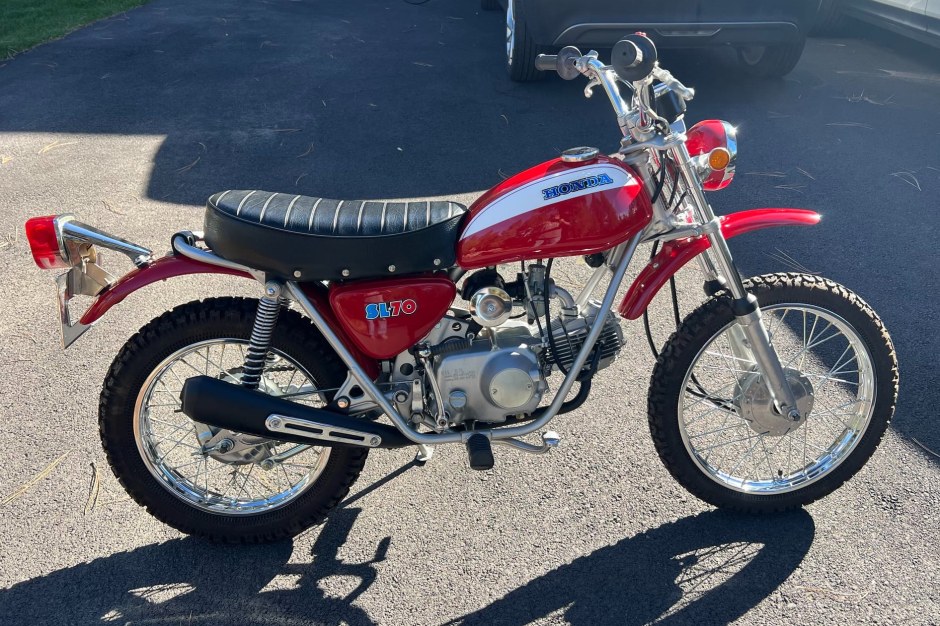 1971 Honda SL Motosport sold at auction for $5,100