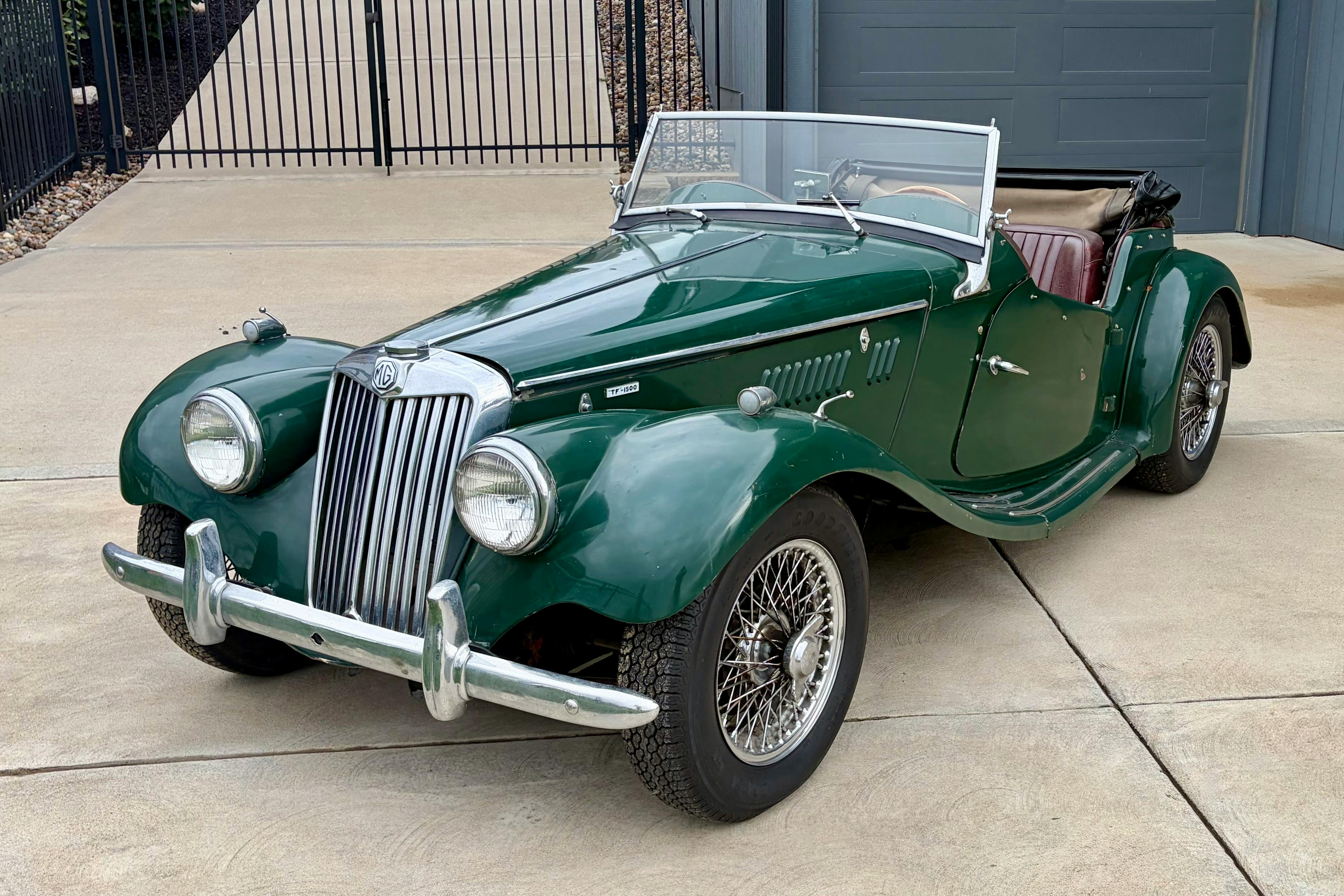 1955 MG TF sold at auction for $13,250