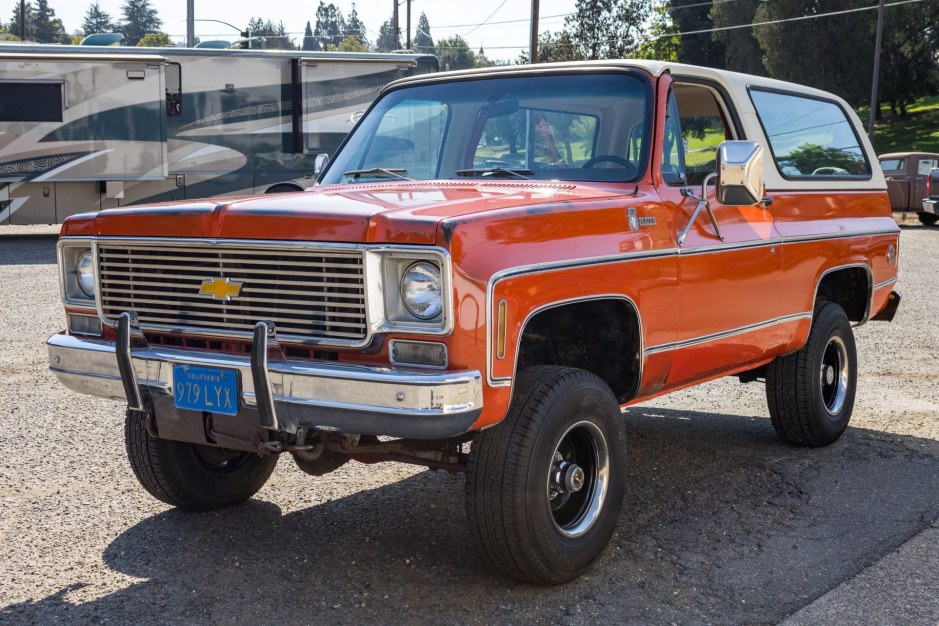 1975 Chevrolet Blazer sold at auction for $29,500