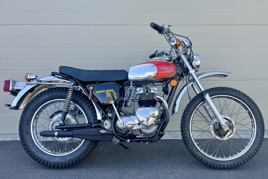 1974 Triumph Trophy sold at auction for $7,650