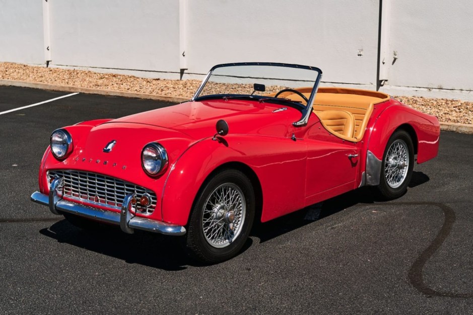 1963 Triumph TR3 sold at auction for $15,500