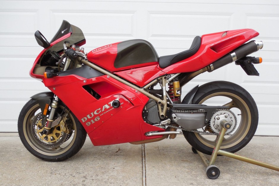 1996 Ducati 916 sold at auction for $11,916
