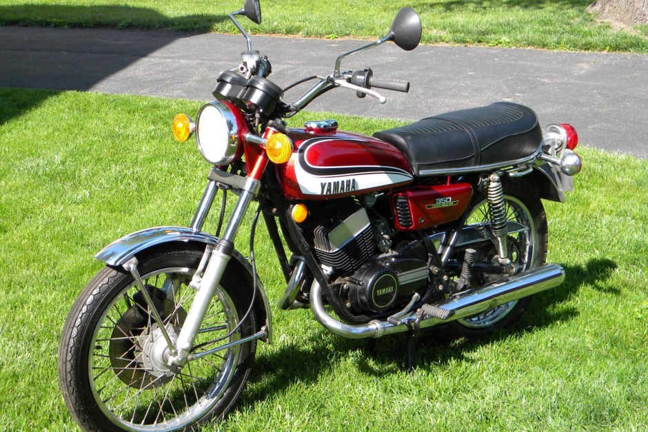 1973 Yamaha RD sold at auction for $3,300