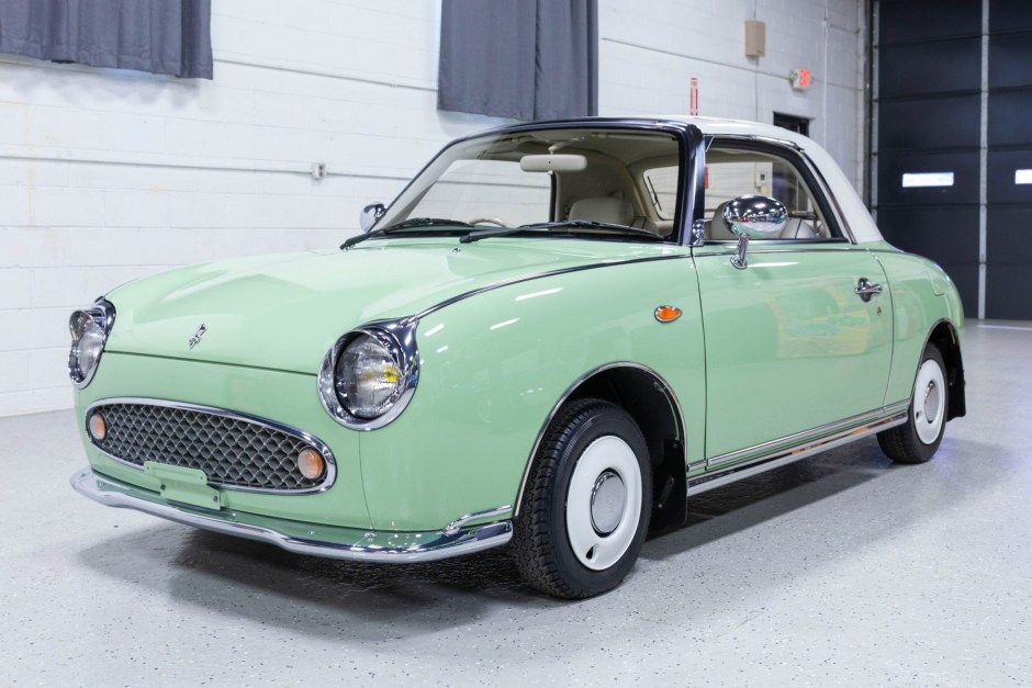 1991 Nissan Figaro sold at auction for $45,993
