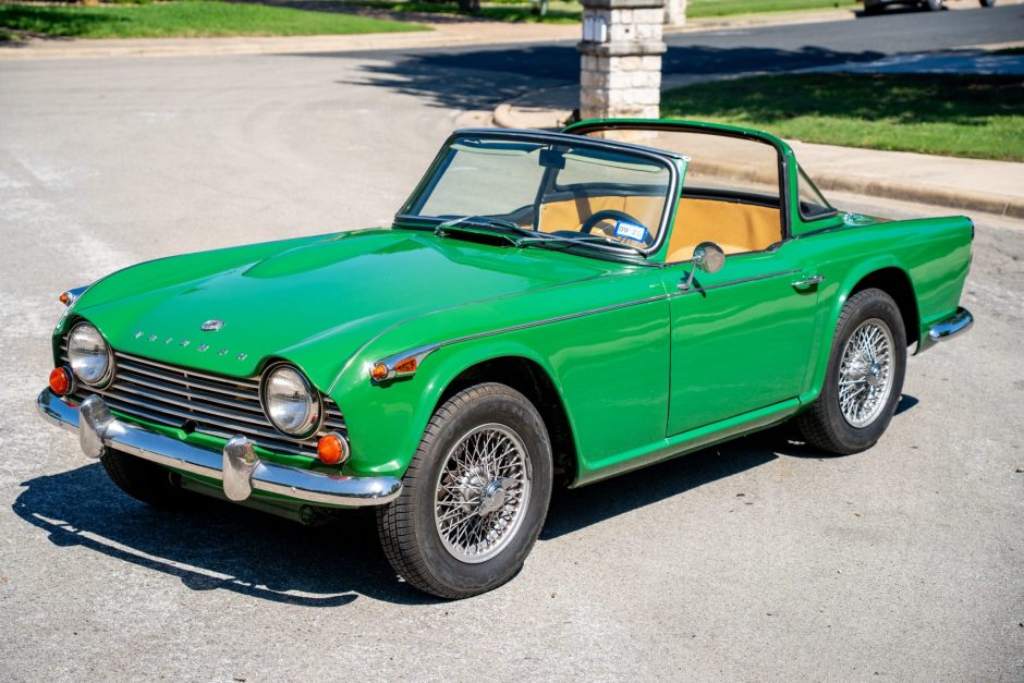 1966 Triumph TR4 sold at auction for $14,000