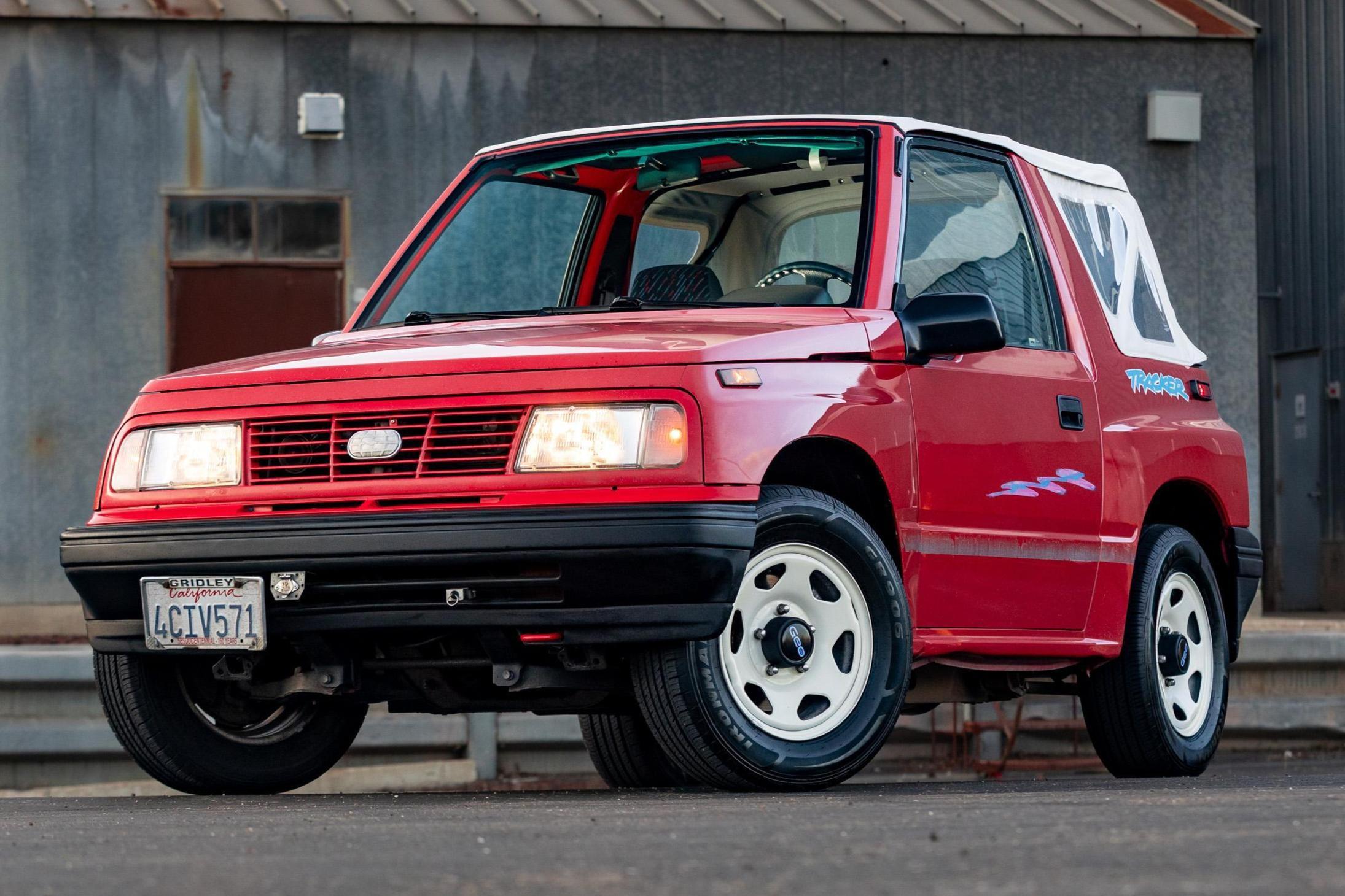 1995 Geo Tracker sold at auction for $9,300
