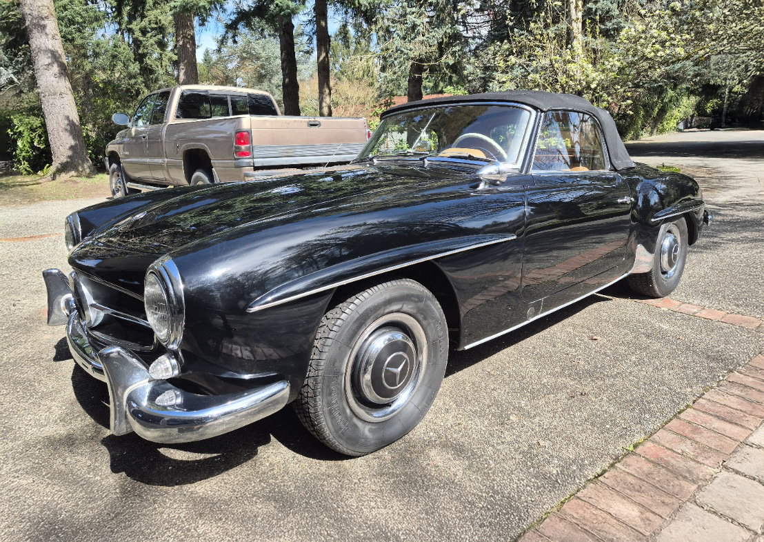 1957 Mercedes-Benz 190SL sold at auction for $60,000