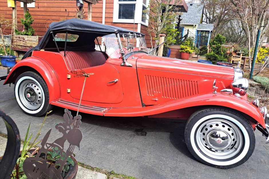 1953 MG TD sold at auction for $10,750