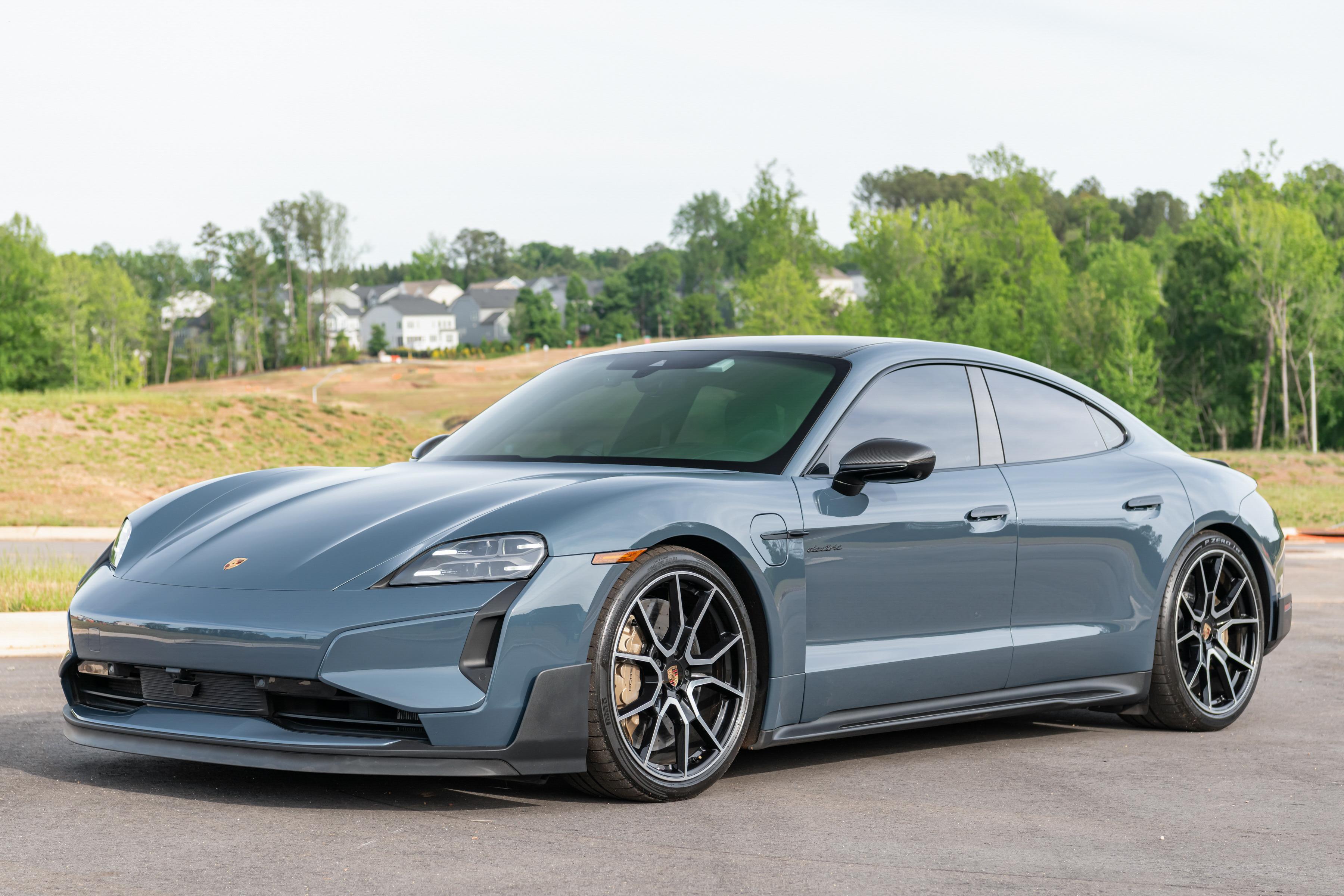 2025 Porsche Taycan sold at auction for $168,000