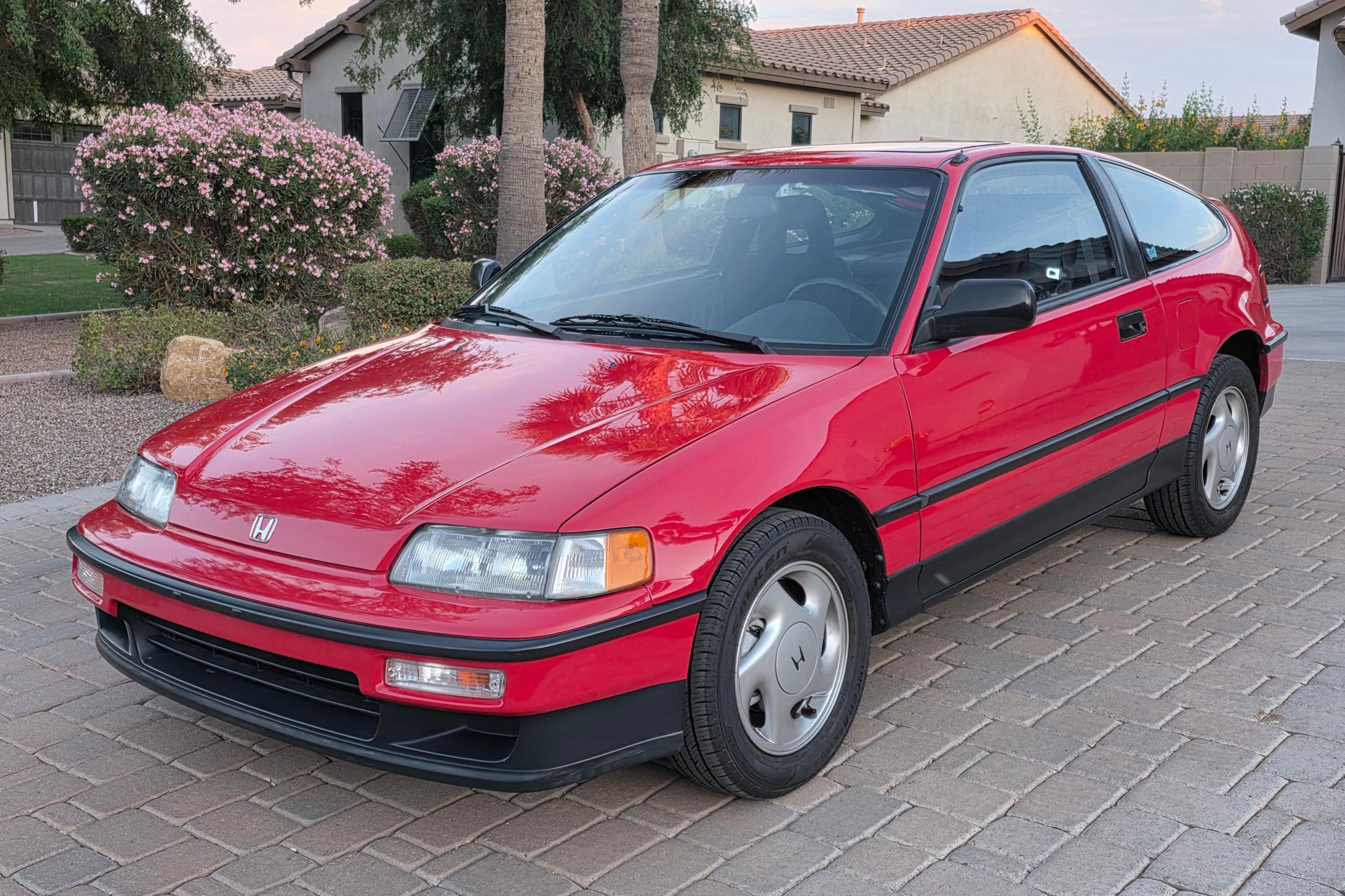 1990 Honda CRX sold at auction for $20,250