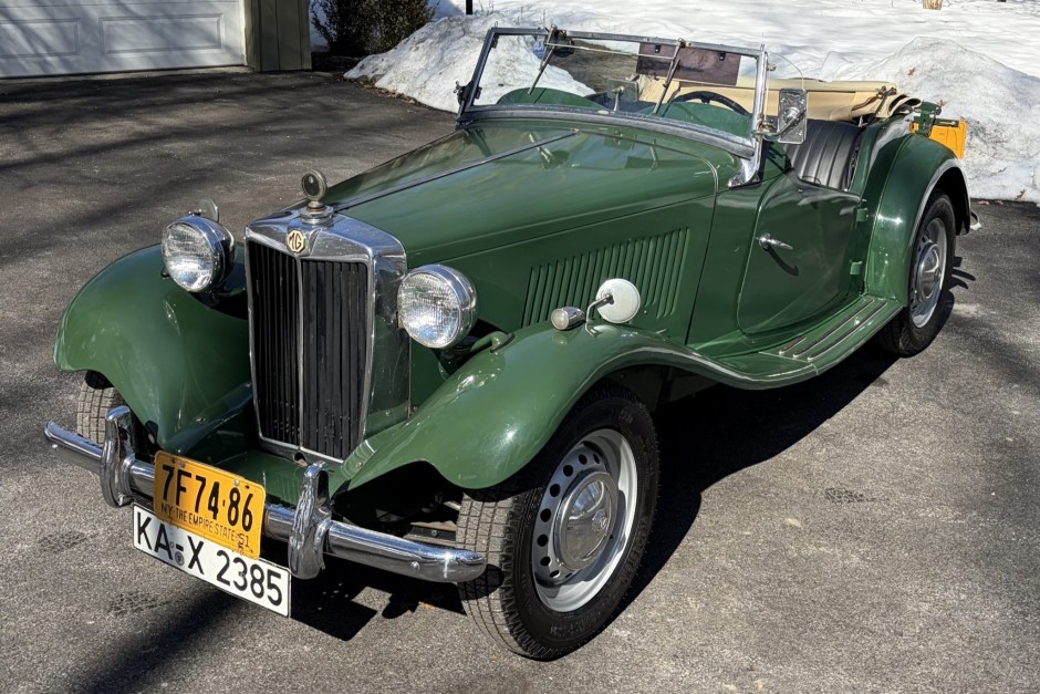 1951 MG TD sold at auction for $8,850