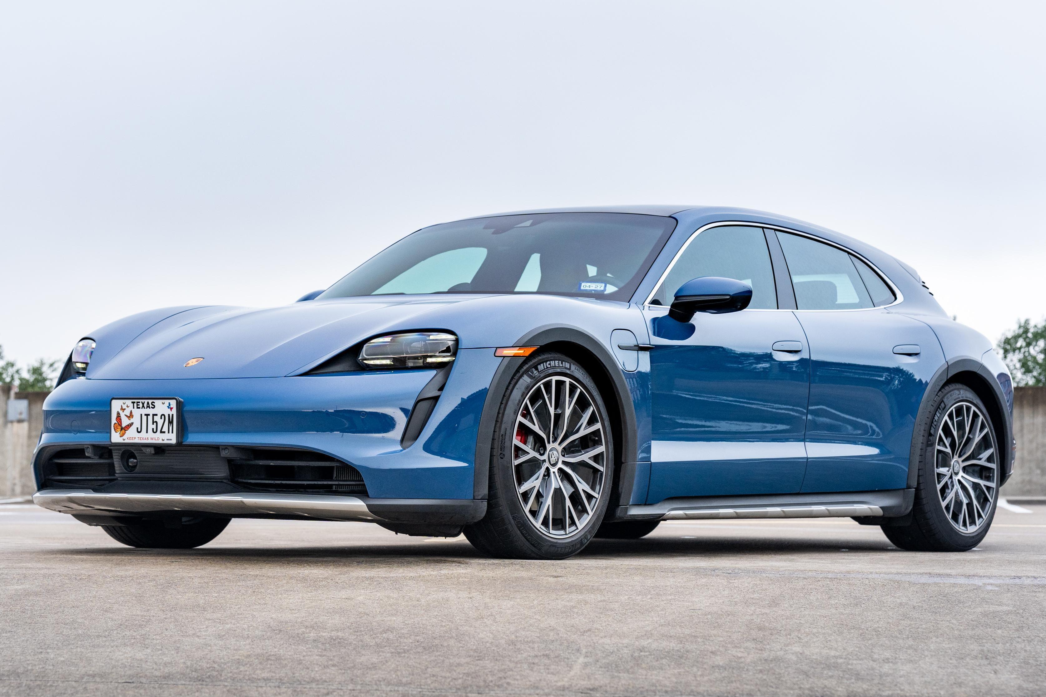 2022 Porsche Taycan sold at auction for $60,000