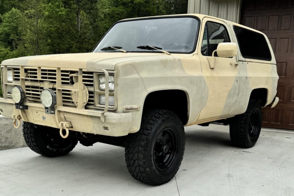 1986 Chevrolet Blazer sold at auction for $11,000
