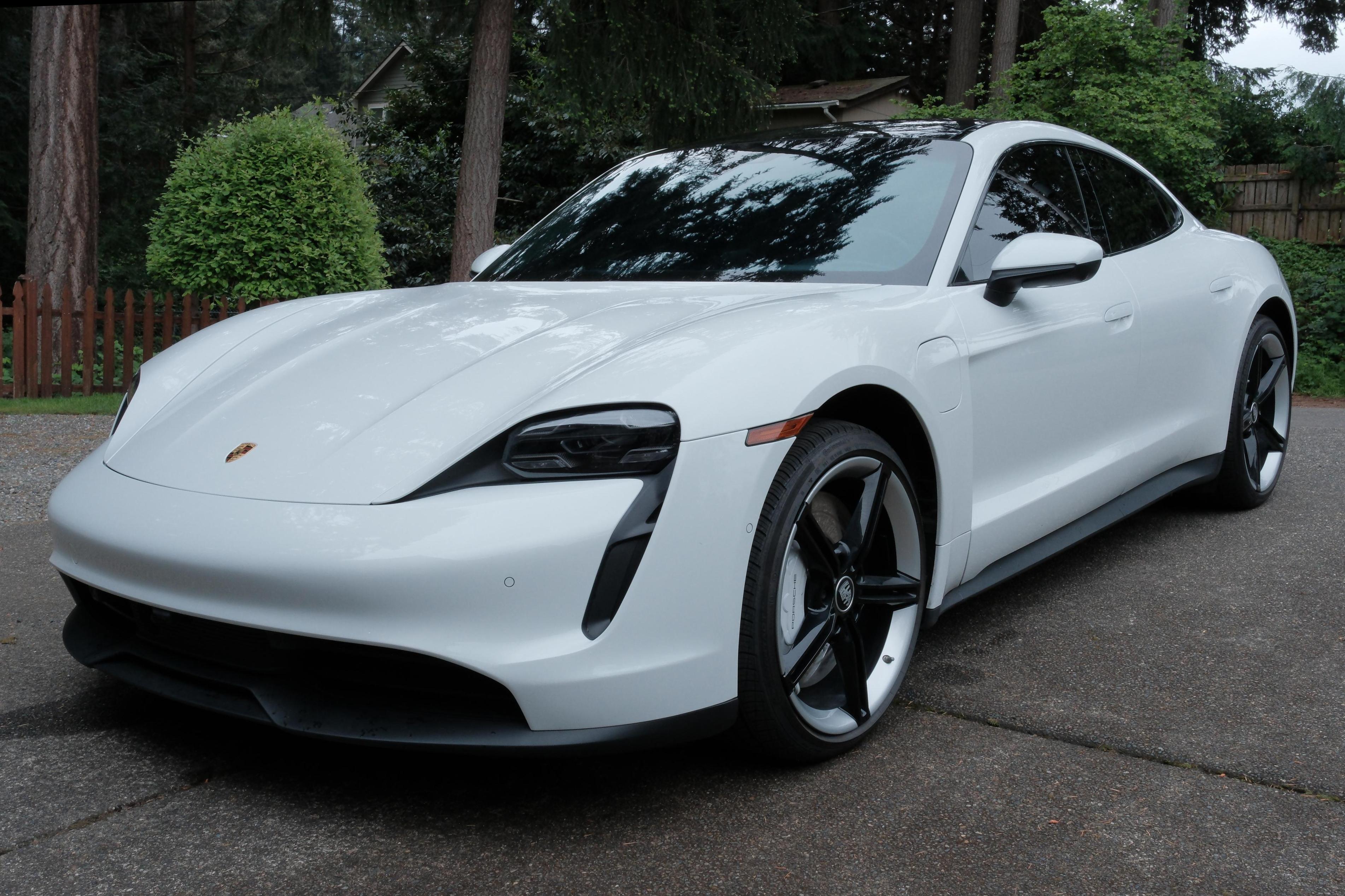 2020 Porsche Taycan sold at auction for $50,500