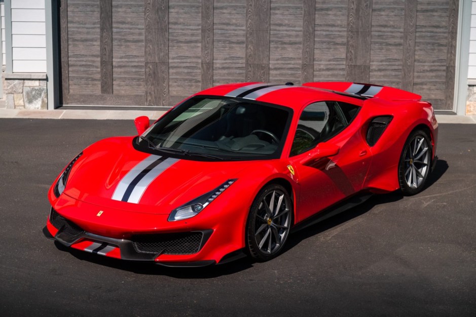 2019 Ferrari 488 sold at auction for $874,000