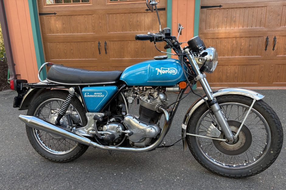 1974 Norton Commando sold at auction for $4,600