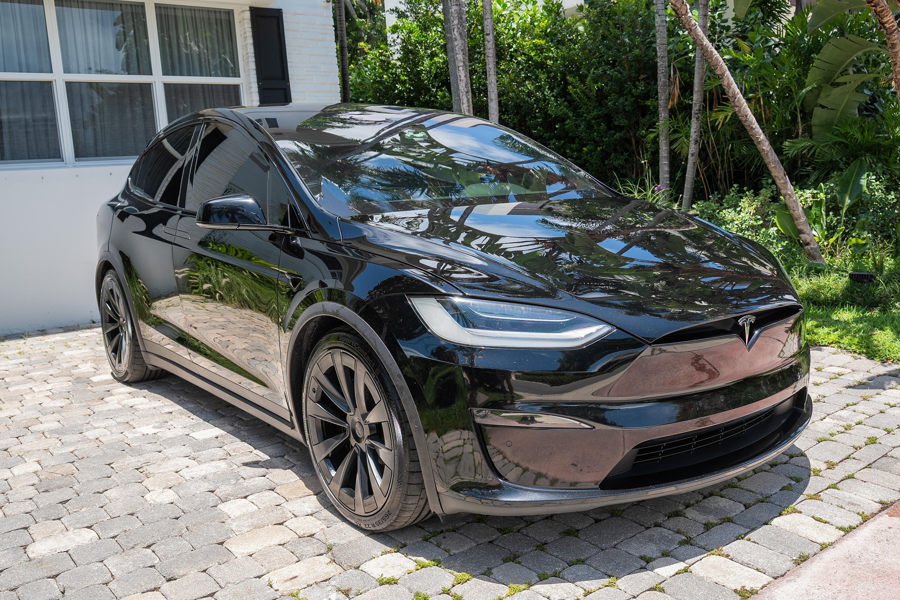 2022 Tesla Model X sold at auction for $54,300