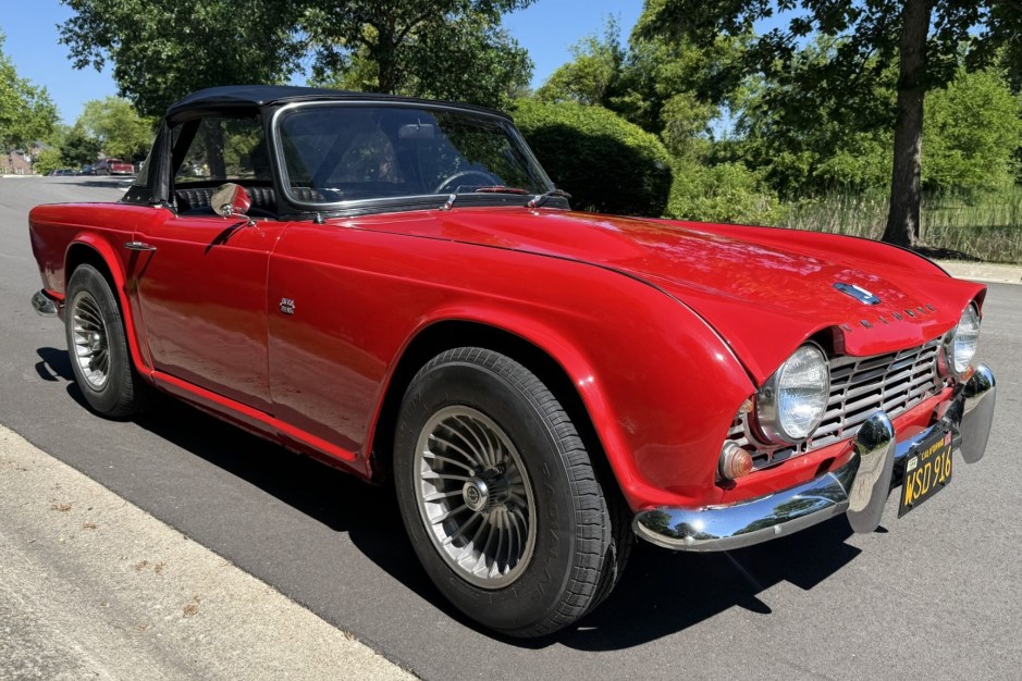1963 Triumph TR4 sold at auction for $7,600